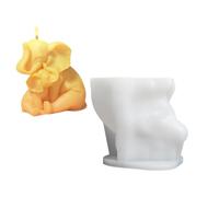 Silicone Molds Molds Mother and Child Elephant Plasters Casting Ornament Epoxy Resin Mother and Child Elephant Silicone for Home Decoration