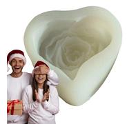 Silicone Molds | Non-Stick Heart-Shaped Home Decor - Soap Making Clay Resin Casting Mould | for Wax Fondant Clay Living Room Bedroom Kitchen Office Valentines Day New Year