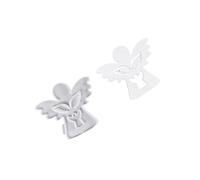 Silicone Molds Plasters Cherubs with Heart Star Ornament Casting Moulds Handmade Epoxy Resin Moulds Plasters Handmade Angel with Heart Star Silicone Casting