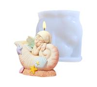 Silicone Molds Plasters Conch Baby Epoxy Resin Ornament Casting Castings Conch Baby Cake Baking Silicone