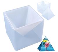 Silicone Molds, Pyramid Molds for Resin, Super Large Pyramid Silicone, DIY Epoxy Resin Craft Jewellery Mould for Plaster, Wax, Soaps