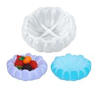 Silicone Molds Resin Trays Moulds Irregular Clouds Shape Silicone Plates Moulds Crafting Texture for Tray Irregular Shape Mold