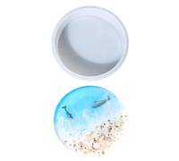 Silicone Molds Round - Resin Table Base, Epoxy Casting Tool | Circular River Cutting Board Maker, Large Professional Heavy Duty DIY Art Creation Tray for Non Stick Texture