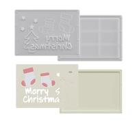 Silicone Money Holder Mold - Crafting Moulds,Sock Snowman Snowflake Christmas Money Envelope Mold | for Plaster Resin Clay Birthday Party