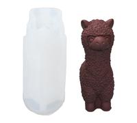 Silicone Mould 3D Small Alpacas Candle Resin Plaster Soap Making Tool Chocolate Baking Home Decoration Scented Candle Silicone