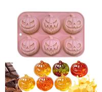 Silicone Mould 6 Cavities Halloween Easy Extraction Reusable | Baking Pan Autumn Thanksgiving Gummies Brownies Muffin Cupcake Cookies
