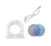 Silicone Mould Abyssal Artifacts Decoration Altar Ornament Resin Mold Handmade Resin Craft Mold Epoxy Mold Genshin Impact Altar of Worship Silicone Casting Mold Handmade Resin Crafts, White