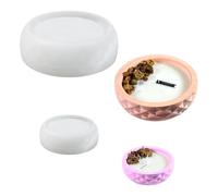 Silicone Mould Bowl Silicone Moulds Casting Moulds Large 3D Silicone Bowl Bowls Round Tray Plaster for Casting Moulds Fruit Tray Epoxy Resin Geometric Resin Handmade Flower Pot Silicone Mould Cone