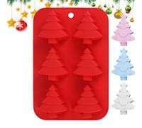 Silicone Mould Cavity Candy Baking Trays Xmas Tree Snowman Snowflake Gingerbread Star Man Molds Christmas Shapes Mould for Cake Soap Ice Cookie Food Crafts Fondant Holiday