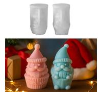 Silicone Mould Christmas, Santa Claus Casting Moulds Silicone, Silicone Moulds Casting Moulds Christmas, 3D Candle Moulds Silicone, Candle Moulds for Casting, Silicone Mould Candles for Soap Plaster