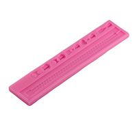 Silicone Mould Clothes Zipper Fondant Mold Chain Shaped Silicone Baking Molds Suitable for DIY Cake Tools Icing Sugar Baking Biscuit Pastry Mold