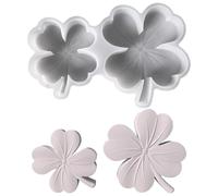 Silicone Mould Clover Four-Leaf, Silicone Moulds Casting Moulds, 3D Silicone Mould Lucky Clover Large, Epoxy Resin Moulds, Lucky Clover Silicone Moulds, Luck, Casting Moulds Silicone, Plaster Moulds