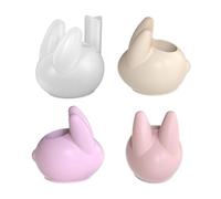 Silicone Mould - Food-Safe Heat Resistant Festive Casting Matrix Easter Candle Holder Mould - For Aromatherapy Epoxy Resin Clay Craft Decoration Home Accessories