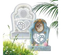 Silicone Mould for Animal Urns - Melting Memorial Gravestones for Animals - Silicone, for Bookcase Shelf Showcase Table Bedside Sideboard