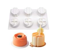 Silicone Mould for Cake Jelly Pudding Candy Chocolate, 6 Holes Two in One Goddess