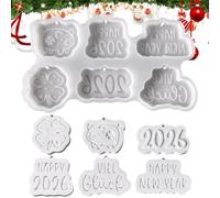 Silicone Mould for Candles | 2026 Easy to Remove Reusable Pendant, Epoxy Resin - for Friends, Family, Home, Party, Holiday, Indoor, Outdoor, Baking, Kitchen