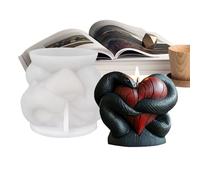 Silicone Mould for Candles and Resin - Silicone Moulds for Snake-Shaped Bodies, Non-Stick Materials for Crafts and Crafts in Clay and Resin