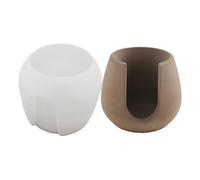 Silicone Mould for Concrete Planter | Non-Stick Mould for Casting - Round Shape Reusable Silicone for Flower Pots, For Home DIY Candle Holders Resin Plaster Cement