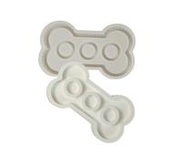 Silicone Mould for DIY Decorative Candle Holders, Tea Light Holders, Ornaments, Dog Bones, Plaster, Candlestick, Dog Bone, Silicone Candle