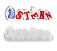 Silicone Mould for Easter Eggs | Flexible Tools in the Shape of a Bunny, for Easter Silicone Baking Tools - Suitable for Plaster Epoxy Resin Home Decoration Party Favors