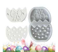 Silicone Mould For Easter Eggs,Reusable Spring Craft Materials With Easy Release - Easter Molds For Making Silicone Candles | for Wax Plaster Home Decoration P