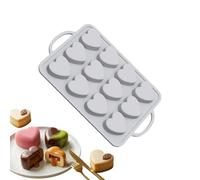 Silicone Mould for Mousse, Non-Stick Baking Tool for the Kitchen, Heart Chocolate Mould with 12 Cavities, for Holiday, Birthday, Home, Home, Kitchen, Valentine's Day, Christmas