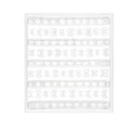 Silicone Mould for Nail Charm - Reusable DIY Nail Kit, Nail Carving Shapes, for Dormitory Salon, Travel, Appointments Home, Women Girls Fans
