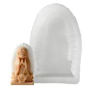 Silicone Mould for Prayer Girl | Angel Figurine Modelling Tools | Silicone Mould for - Melt, Chalk, Fondant, Clay, Chocolate, Candy, Baking F
