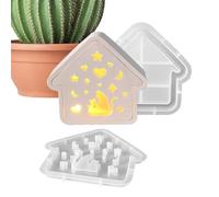 Silicone Mould for the Home - Cat House Mould, Cute Creative Tool for Office, Bedroom, Halloween, Garden, Living Room, School, Christmas