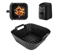 Silicone Mould Hot Air Fryer Accessories for Cosori Hot Air Fryer Small 2 L, Mini Airfryer for 1 Person, Air Fryer Silicone Insert, Baking Mould Accessories for Cosori CAF-LI211