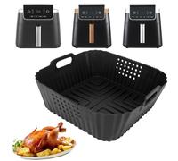 Silicone Mould Hot Air Fryer Accessories for Ninja Hot Air Fryer Max Pro 6.2 L AF180EU, Airfryer Silicone Accessories for Ninja 6.2L AF180DE 4.7L AF140EU, Philips 6.2L, COSORI 5.5L