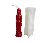 Silicone Mould - Human Figure Silicone Mold Handmade Male Female Shape Candle Molds for Wax and Soap Making Delicate Decorative Mould for at Home Ornaments Christmas Party Supplies