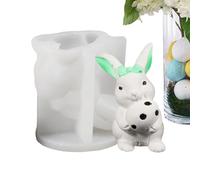 Silicone Mould in the Shape of a Bunny | Craft Decoration for 3D Epoxy Casting - Resin Mould Soap Soap Easter Eggs | for Weddings and Home Parties