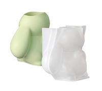 Silicone Mould in the Shape of a Bunny - Reusable Flexible DIY | Stamp for Easter Decorations in the Shape of Candlesticks, for Epoxy Resin Decor Home Art Crafts Parties Family