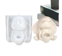 Silicone Mould in the Shape of , Rabbit Casting Mould as a Decorative Item - Silicone Mould for - For Spring Decorations Home Decoration Arts and Crafts as well as for Cement Plaster and Concrete