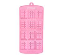 Silicone Mould Small Chocolate bar HS9004, Pink
