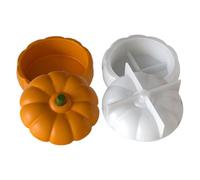 Silicone Mould | Storage Box Pumpkin Halloween Silicone Mould | Decorative Containers for Clay Plaster Wax Shelf Kitchen Craft Chocolate Wedding Bedroom Party