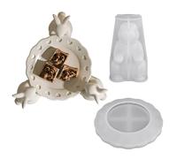Silicone Mould with Tray Bunny Accessory in | Easter Rabbit Baking Mould for Candy, Fruit, Thank You