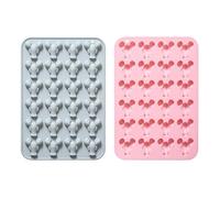 Silicone Moulds 2 Pcs of 24 Pieces of Silicone Baking Cake with Lobster Shape Ice Cubes Epoxy Gum Chocolate Soft Candy Molds