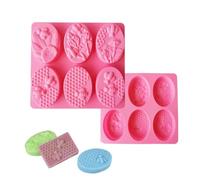 Silicone Moulds 3D Bee Honeycomb Silicone Soap Mold DIY Square Oval Making Supplies Handmade Chocolate Cake Baking Tools