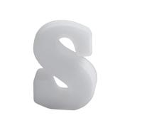 Silicone Moulds Casting Moulds, Silicone Mould Letters Large, DIY Silicone Casting Mould, Plaster Moulds for Casting, Epoxy Resin Moulds Letters (S)