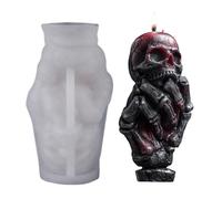 Silicone Moulds, Casting Moulds, Skull Silicone Mould, Halloween, Bone Hand Casting Moulds, Silicone, Plaster Moulds for Casting, 3D Candles Silicone Moulds, Horror Casting Moulds, Silicone, DIY