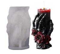 Silicone Moulds Casting Moulds, Skull Silicone Mould, Halloween, Bone Hand Casting Moulds, Silicone, Plaster Moulds for Casting, 3D Candles Silicone Moulds, Horror Moulds Silicone, DIY Candle Moulds