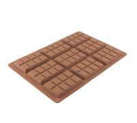 Silicone Moulds Chocolate Bar Sweet Moulds Candy Moulds Jelly Moulds Rectangle Baking Silicon Bakeware Mold Shape Soap Wax Flexible Baking Mould (9 Cell 8 Section)