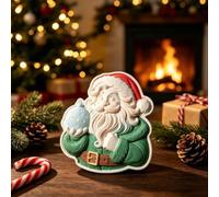 Silicone Moulds Christmas Silicone Mould Gnome Pendant (B) | casting mold santa claus casting molds silicone christmas plaster molds for casting christmas gnome candle mold christmas