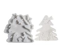 Silicone Moulds, Christmas Tree Birth of Jesus, Silicone Mould, Christmas Tree, Moulds Silicone, 3D Candle Moulds, Silicone Moulds, Silicone Mould Candles for DIY Soap Plaster