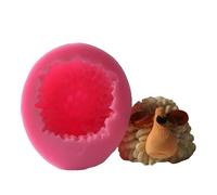 Silicone Moulds DIY Handmade, Cute Animal 3D Sheep Baking Mold,Mould Tool for Soap, Chocolate, Candy, Cupcake, Ice Cube,Candle
