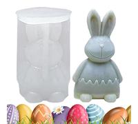 Silicone Moulds for Candles, Easy Release Mould, Silicone Mould for Easter Bunny Candles - for Home Use, Resin, Soap, Chocolate, Cake, Pudding, Sweets, Statues and Concrete G