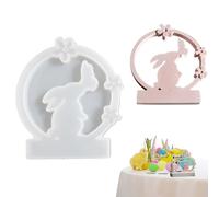 Silicone Moulds for Candles - Rabbit Shaped and Reusable Wax Moulds, Butterfly Design Spring Crafts Resin Casting Soap Plaster Chocolate Sweets Home Decoration