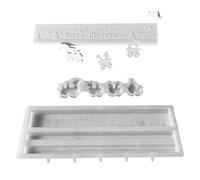 Silicone Moulds For Crafts, Creative Mould for 24 Day | Versatile Tool for Creating Epoxy Resin and Concrete - Winter Party Decoration